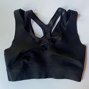 Reversible Athleta sports bra - sheer, size small